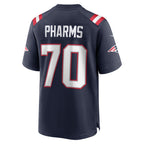 Jeremiah Pharms Jr. New England Patriots Nike Team Game Jersey -  Navy