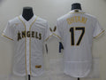 Men's Los Angeles Angels Shohei Ohtani #17 White Sewn Baseball Jersey1