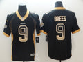 Men's New Orleans Saints Drew Brees #9 Black Player Jersey1