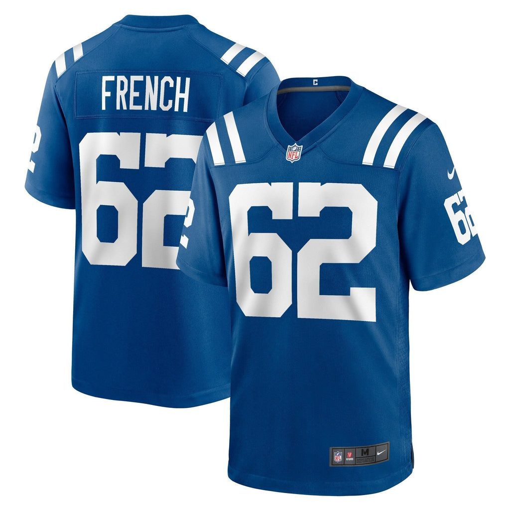 Wesley French Indianapolis Colts Nike Game   Jersey - Royal