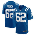 Wesley French Indianapolis Colts Nike Game   Jersey - Royal