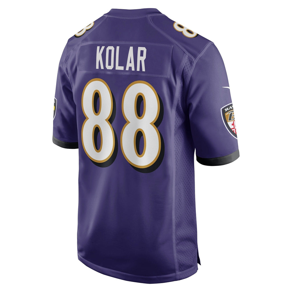 Charlie Kolar Baltimore Ravens Nike   Game Jersey - Purple