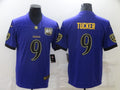 Men's Baltimore Ravens Justin Tucker #9 Purple Player Game Jersey1