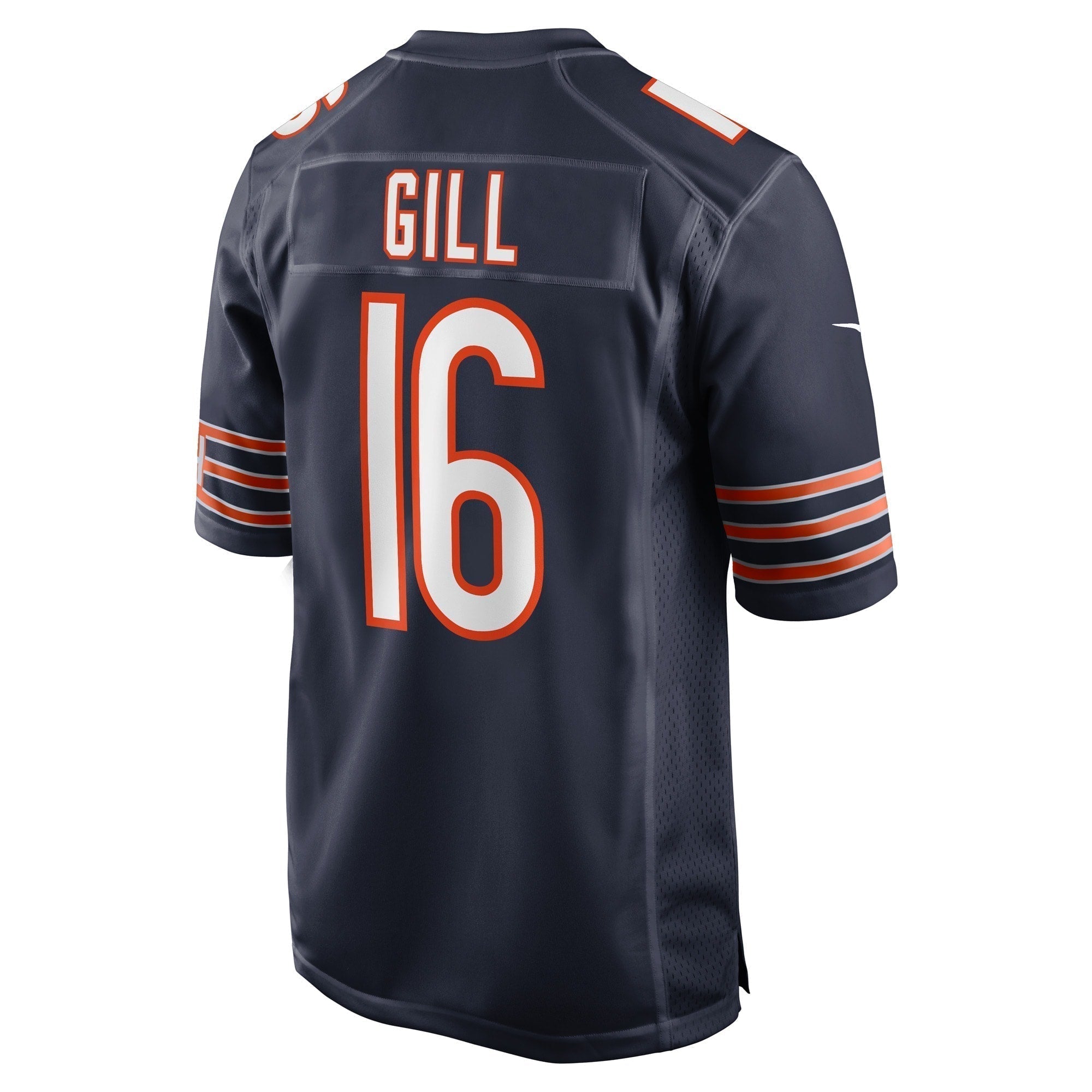 Trenton Gill Chicago Bears Nike Game   Jersey - Navy