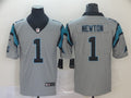 Men's Carolina Panthers Cam Newton #1 Gray Inverted Legend Jersey1