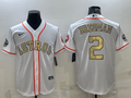 Men's Houston Astros Alex Bregman #2 White Replica Player Jersey1