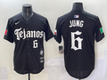 Men's Texas Rangers Josh Jung #6 Black Player Jersey