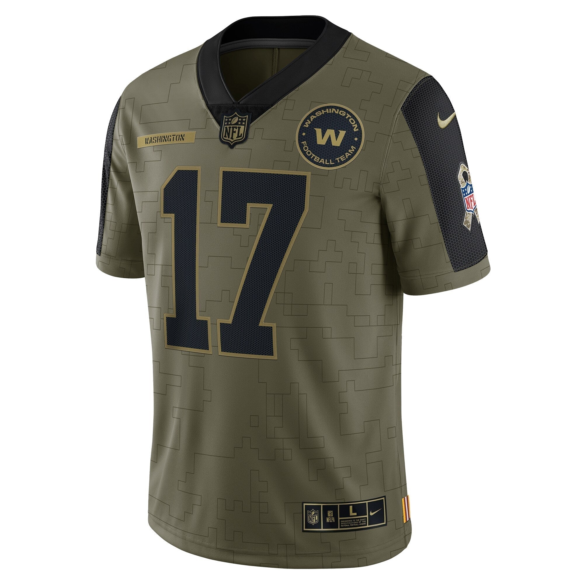 Terry McLaurin Washington Football Team Nike Salute To Service Limited   Jersey - Olive