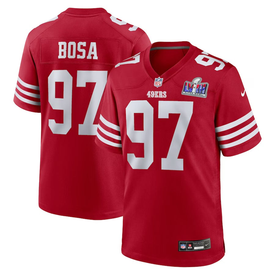 Mens Xavier Worthy Red LIX Championship Game Stitched Jersey