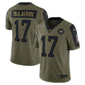 Terry McLaurin Washington Football Team Nike Salute To Service Limited   Jersey - Olive