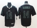 Men's New York Jets Sam Darnold #14 Black Game Jersey1