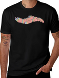 Panic! At The Disco Rainbow Text T-Shirt