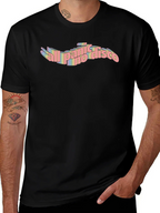 Panic! At The Disco Rainbow Text T-Shirt