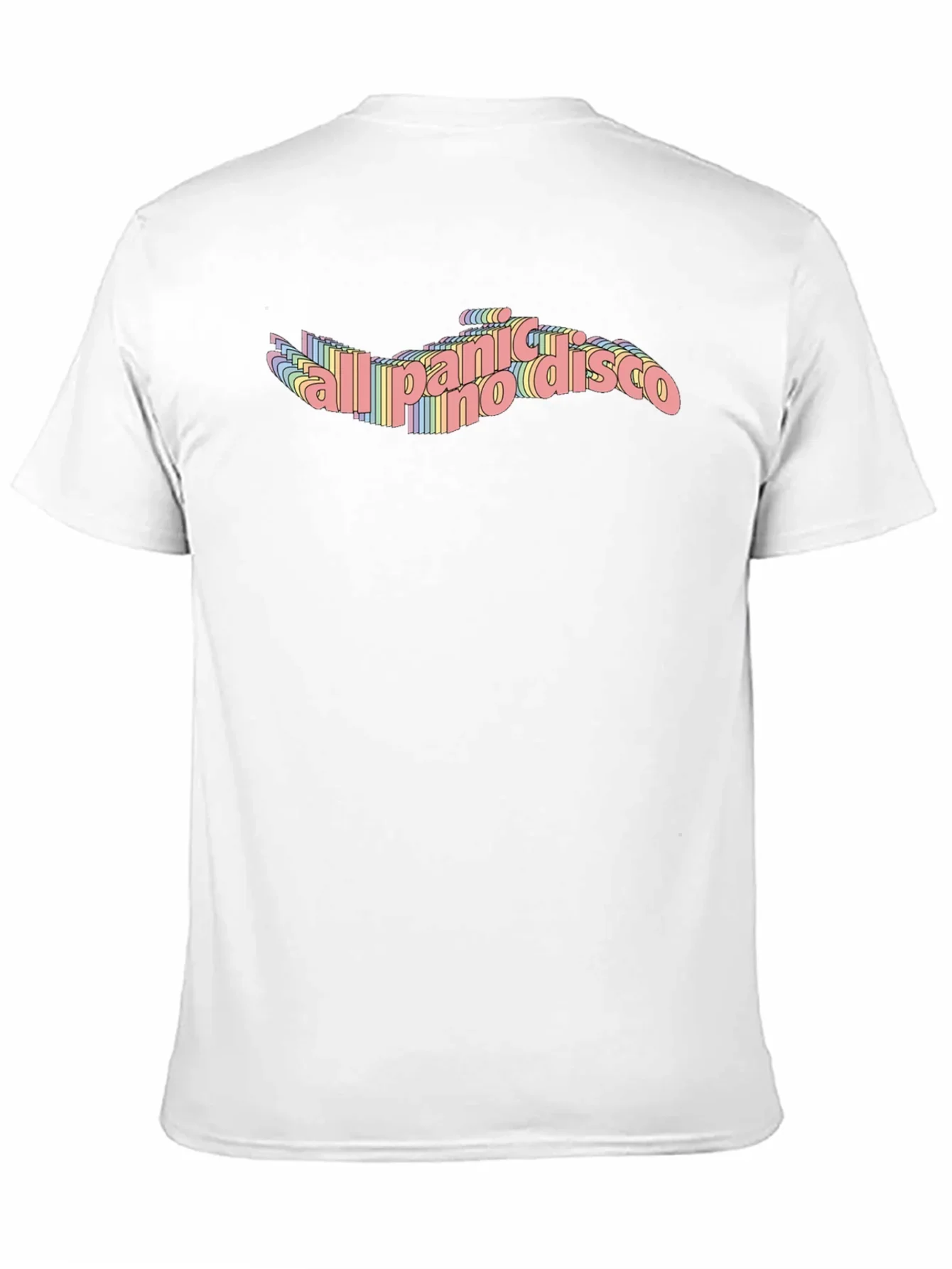 Panic! At The Disco Rainbow Text T-Shirt