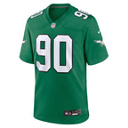 Jordan Davis Philadelphia Eagles Nike Alternate Game Jersey - Kelly Green