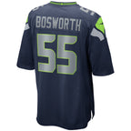 Brian Bosworth Seattle Seahawks Nike Game Retired   Jersey - College Navy