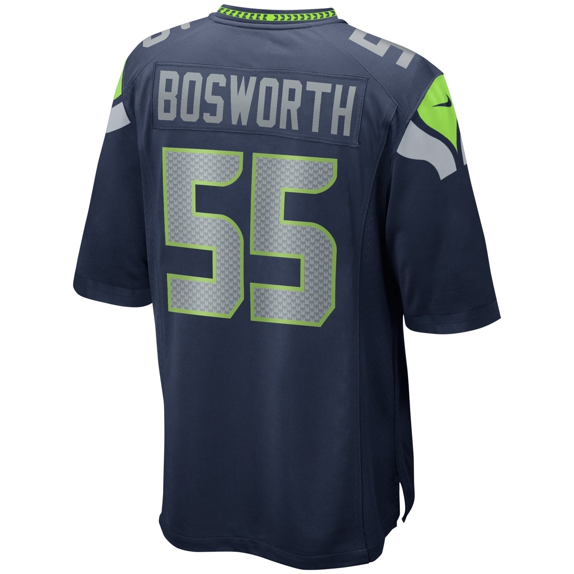 Brian Bosworth Seattle Seahawks Nike Game Retired   Jersey - College Navy