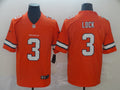 Men's Denver Broncos Drew Lock #3 Orange Game Player Jersey1