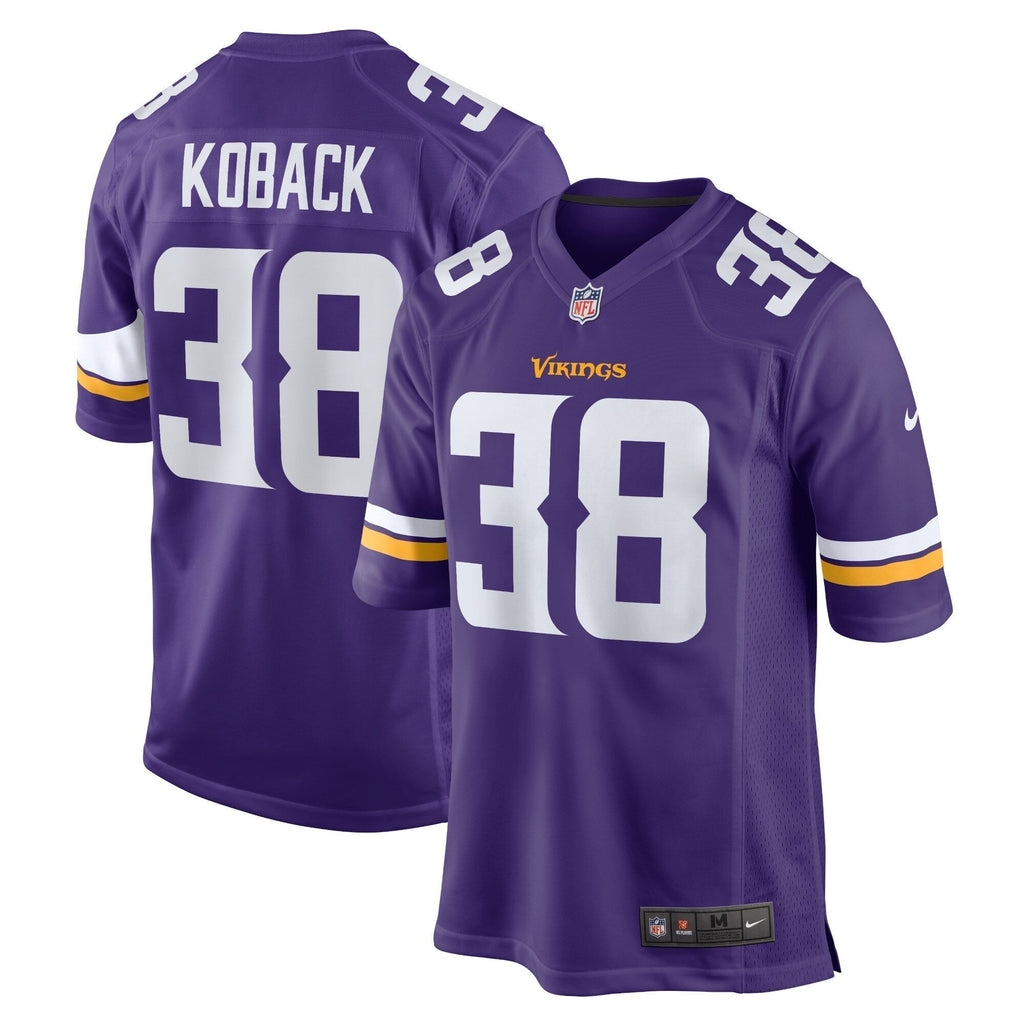 Bryant Koback Minnesota Vikings Nike Home Game   Jersey - Purple