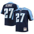 Men's Tennessee Titans Eddie George  Navy Legacy Replica Jersey