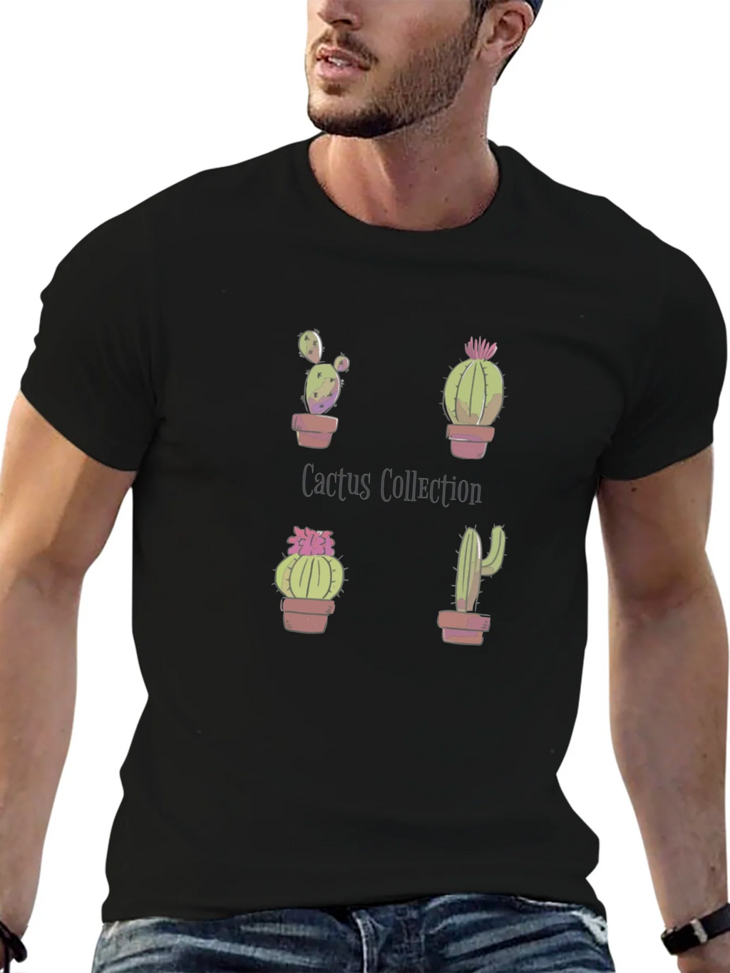 Cactus Collection Graphic T-Shirt