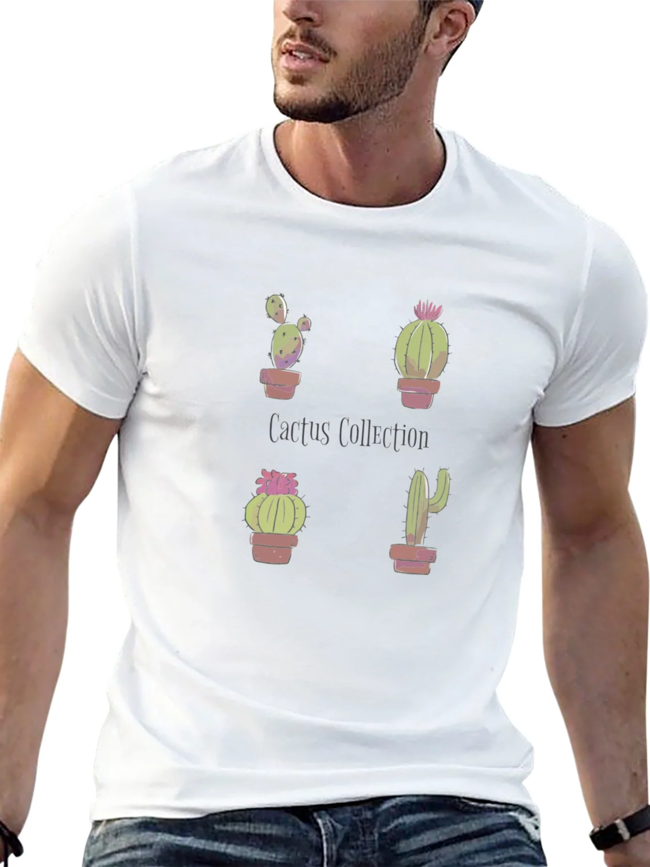 Cactus Collection Graphic T-Shirt
