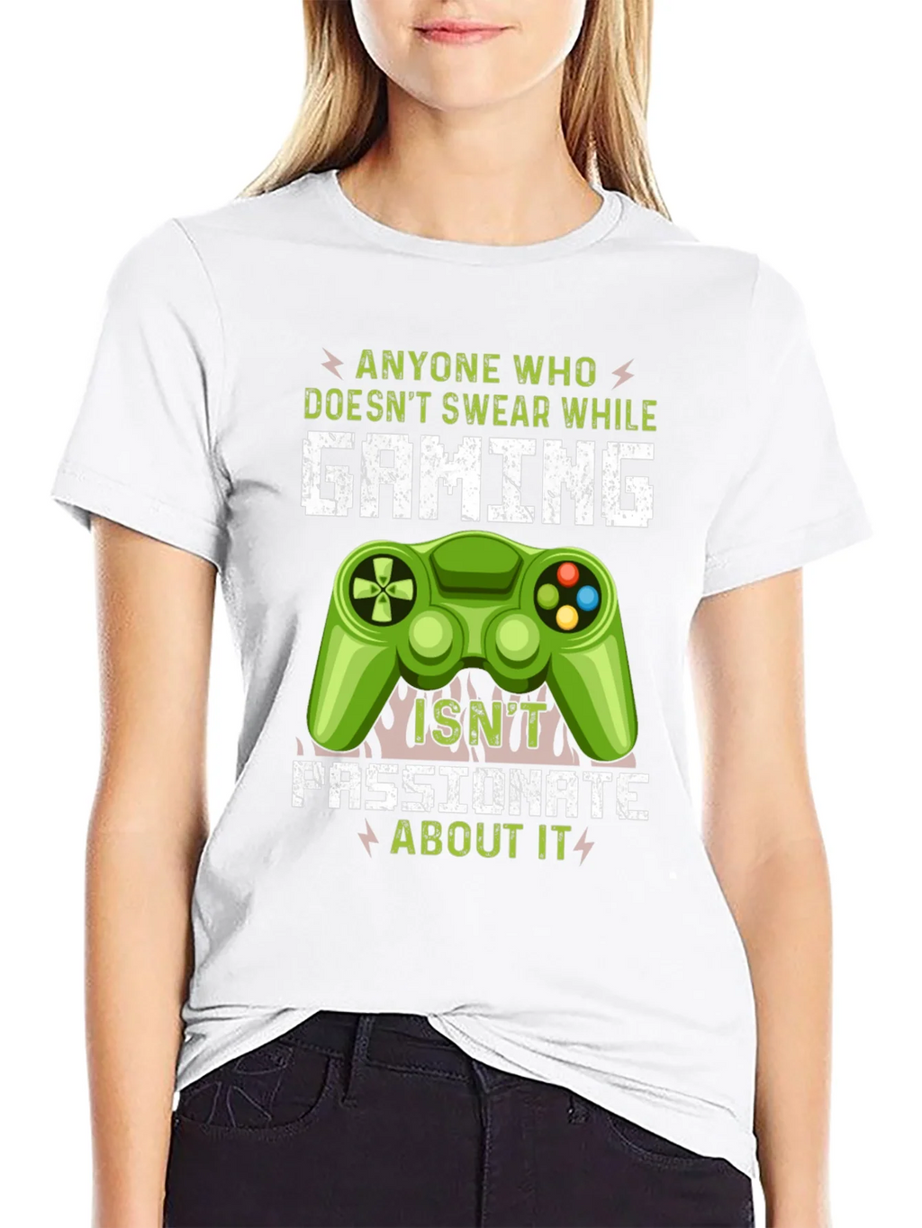 Gamer T-Shirt: Anyone Who Doesnt Swear While Gaming