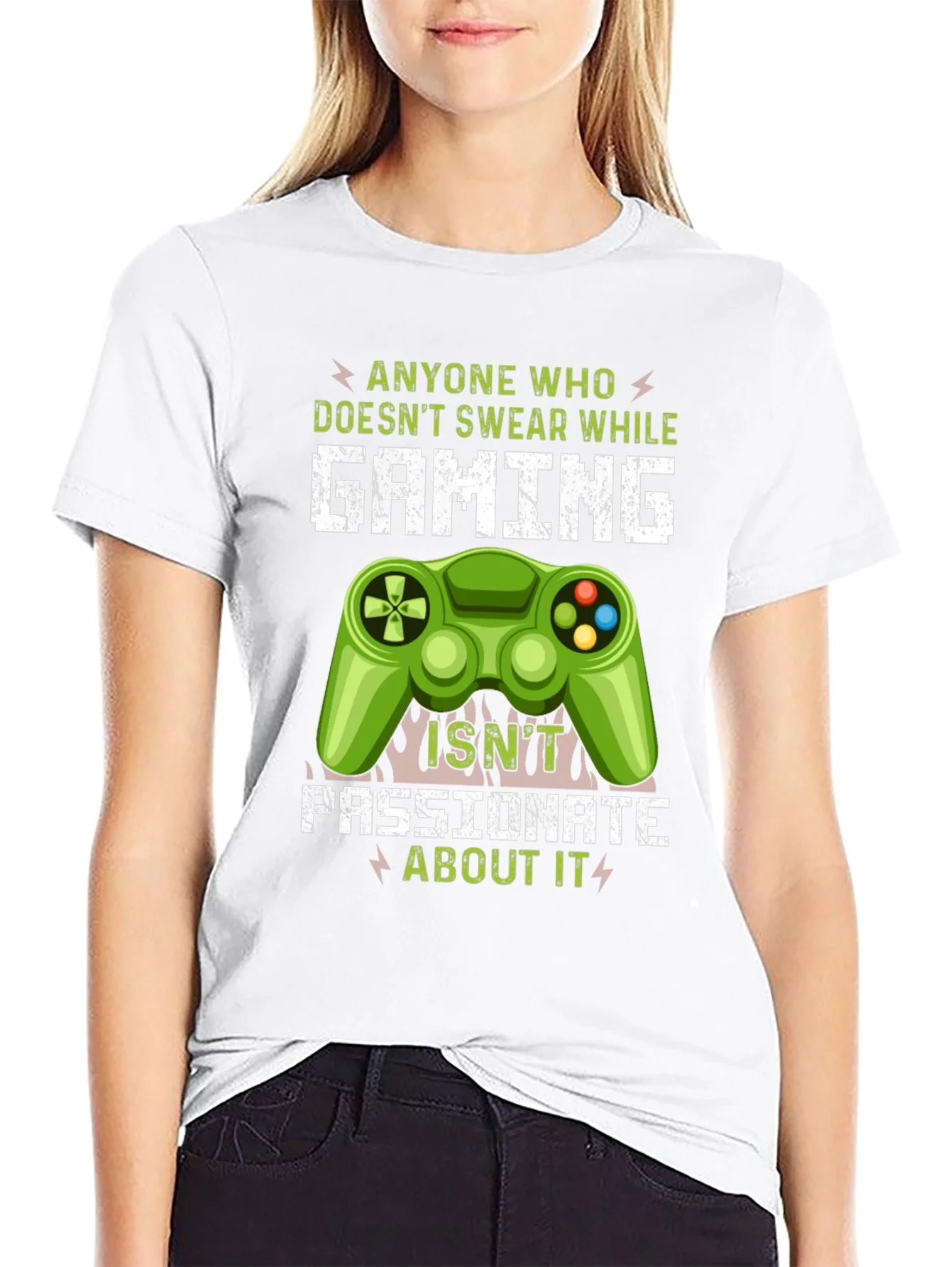 Gamer T-Shirt: Anyone Who Doesnt Swear While Gaming
