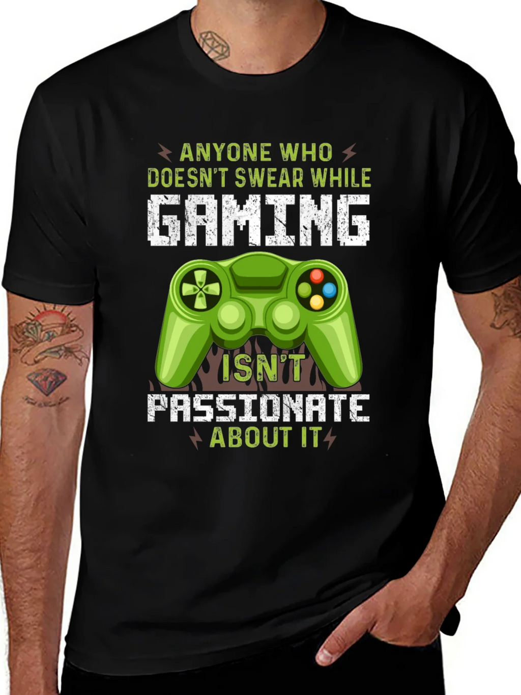 Gamer T-Shirt: Anyone Who Doesnt Swear While Gaming