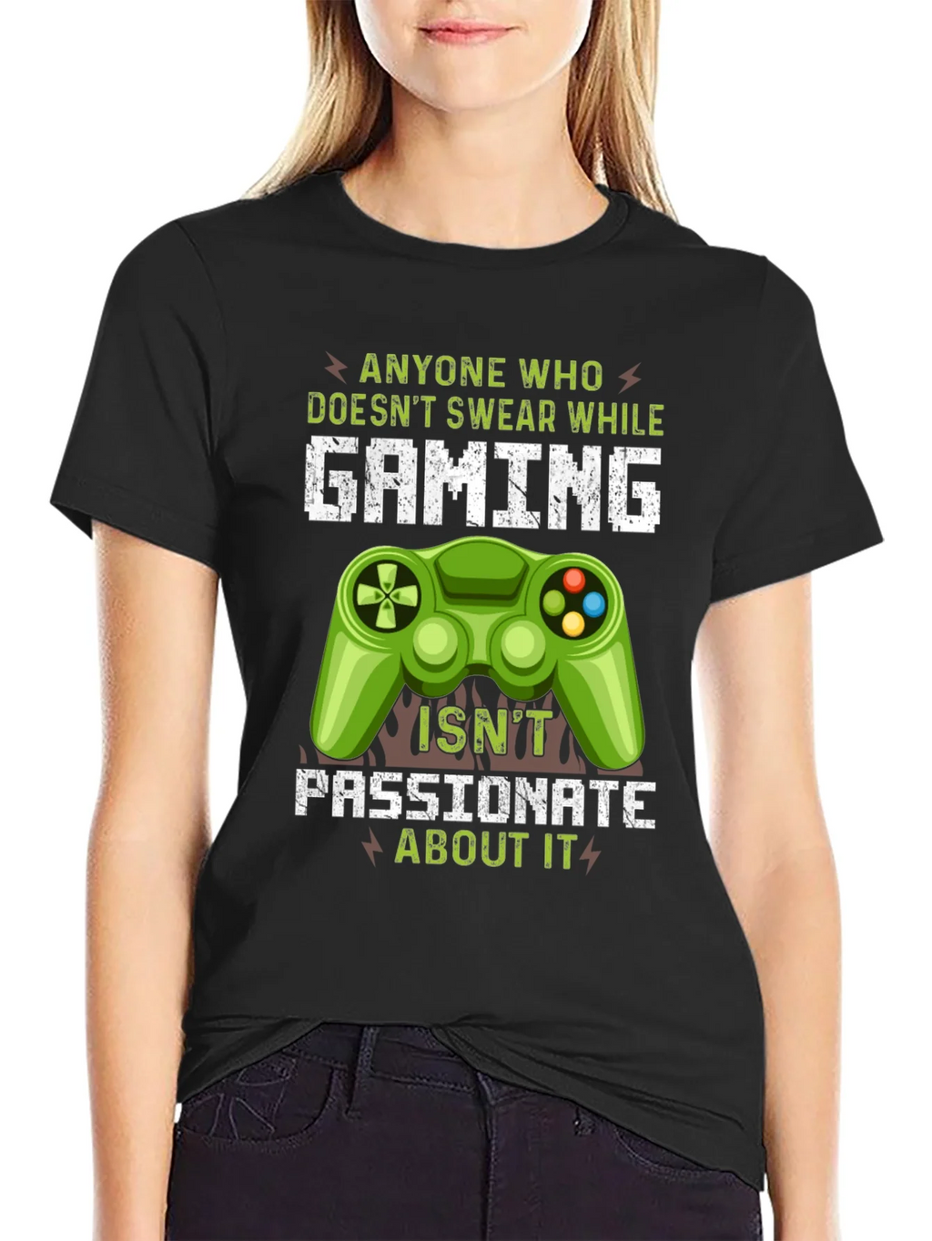Gamer T-Shirt: Anyone Who Doesnt Swear While Gaming