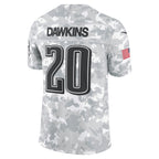 Brian Dawkins Philadelphia Eagles Nike 2024 Salute to Service Retired   Limited Jersey - Arctic Camo