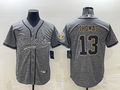 Men's New Orleans Saints Michael Thomas #13 Gray Game Jersey1 Joint Edition