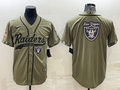 Men's Las Vegas Raiders Olive 2022 Salute To Service Limited Jersey1
