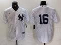 Men's New York Yankees Whitney Ford #16 White Replica Player Name Jersey1