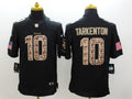 Men's Minnesota Vikings Fran Tarkenton #10 Black Game Player Jersey1