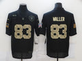 Men's Las Vegas Raiders Darren Waller #83 Black Game Jersey1