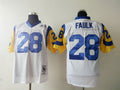 Men's San Louis Rams Marshall Faulk  White Legacy Replica Jersey1