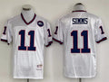 Men's New York Giants Phil Simms  White Legacy Replica Jersey1