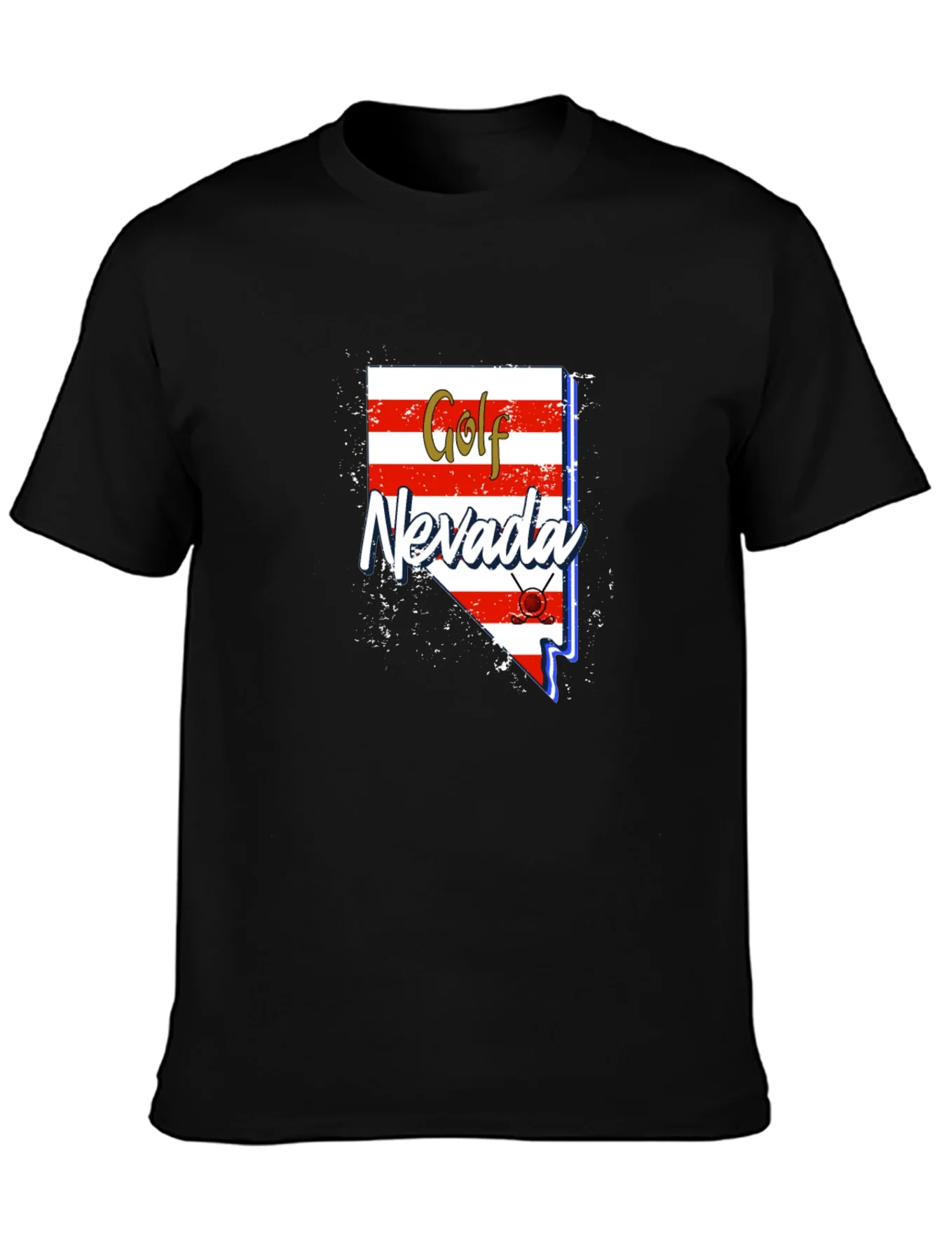 Golf Nevada T-Shirt - Novelty State Pride Tee