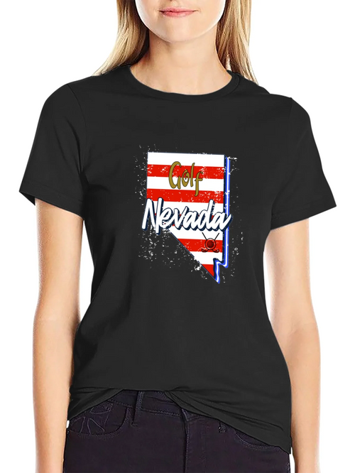 Golf Nevada T-Shirt - Novelty State Pride Tee