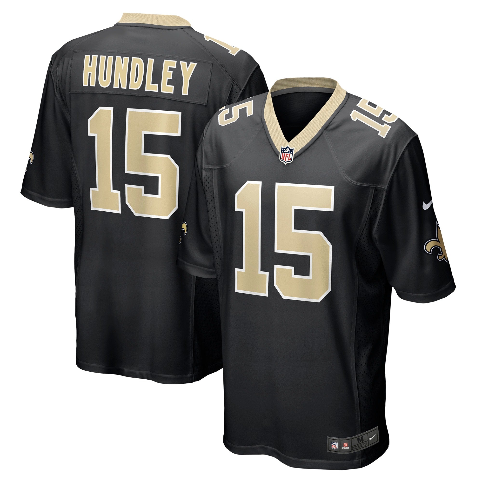Brett Hundley New Orleans Saints Nike Game   Jersey - Black