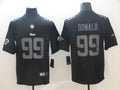 Men's Los Angeles Rams #99 Aaron Donald Black Authentic Game Jersey1