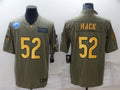 Men's Los Angeles Chargers Khalil Mack #52 Brown Player Game Jersey1