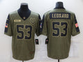 Men's Indianapolis Colts Darius Leonard #53 Brown Game Jersey1