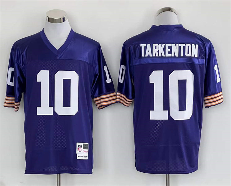 Men's Minnesota Vikings Fran Tarkenton  Purple Legacy Replica Jersey1