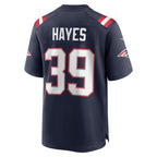 Tae Hayes New England Patriots Nike Home Game   Jersey - Navy