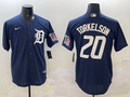 Men's Detroit Tigers Spencer Torkelson #20 Navy Replica Player Jersey1