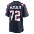 Tyrone Wheatley New England Patriots Nike Team Game Jersey -  Navy