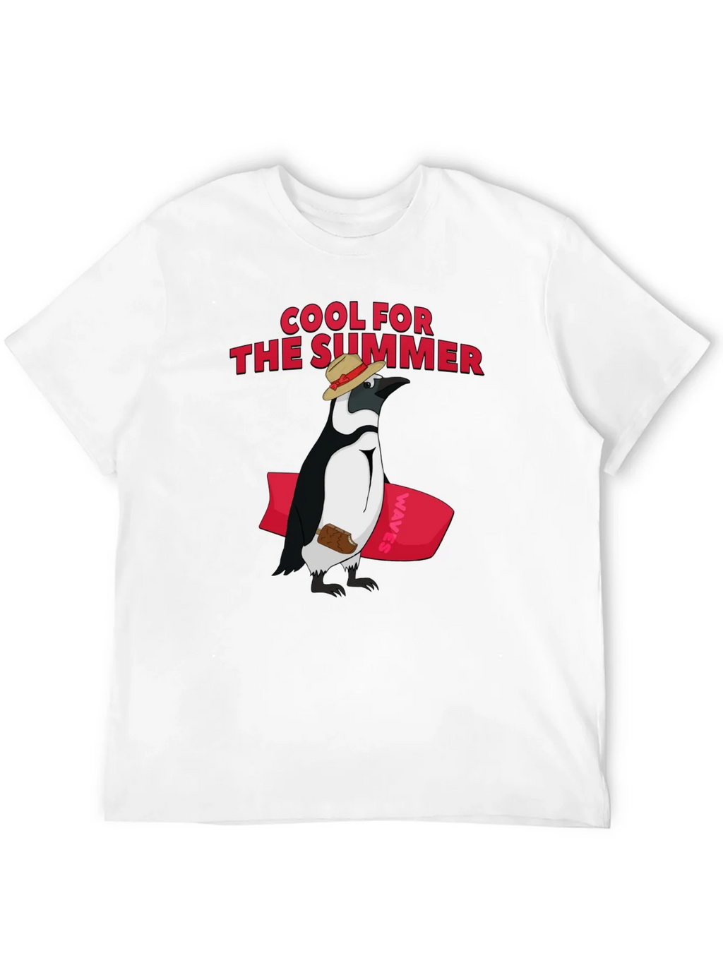 Cool Summer Penguin Graphic Tee