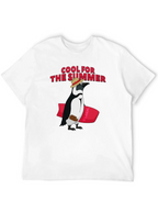 Cool Summer Penguin Graphic Tee